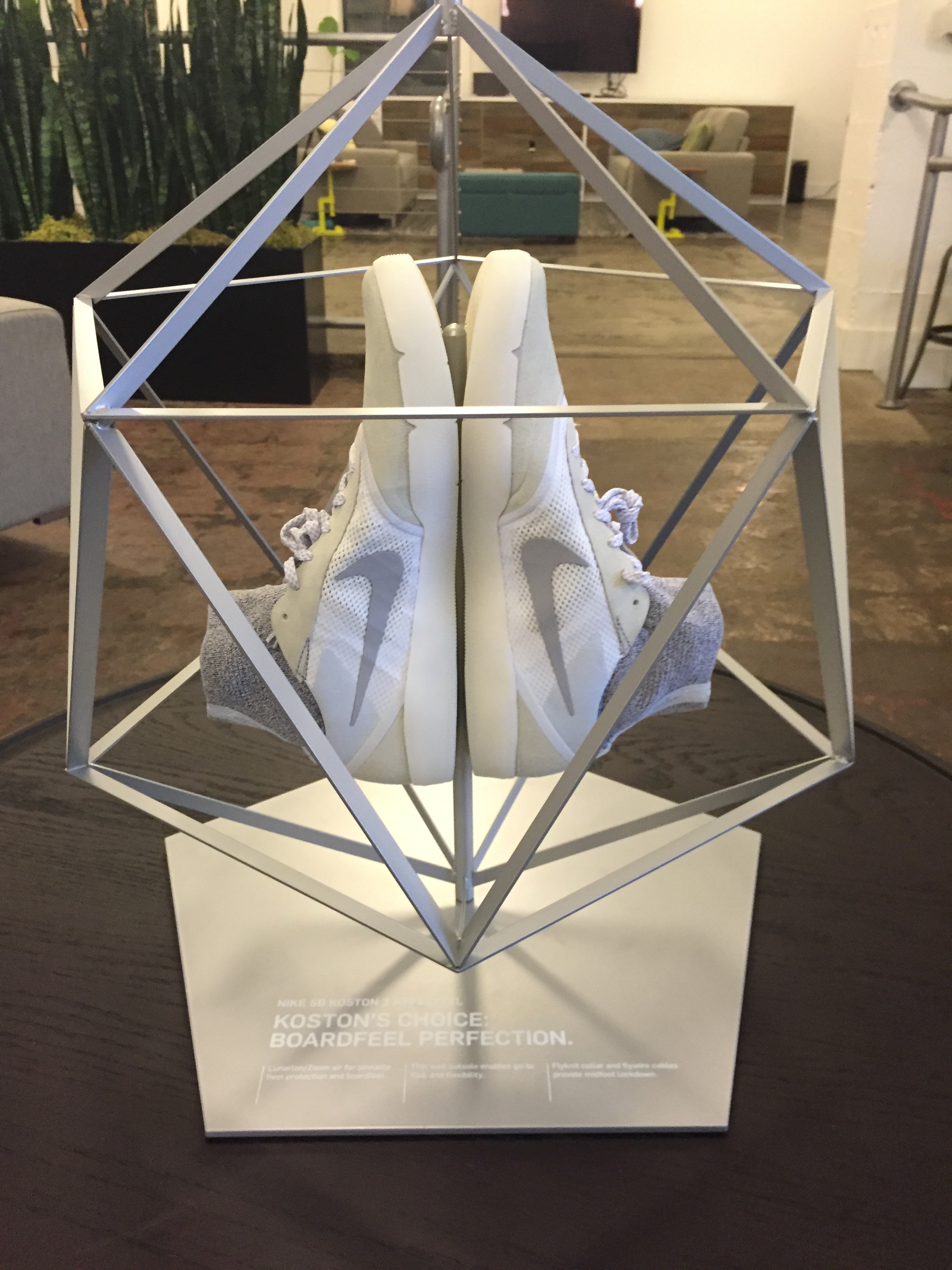 Nike Display on Table